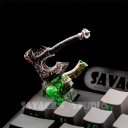 WOW Bloodroar Artisan Metal / Resin Keycaps for Mechanical Keyboard Personalized Keycaps